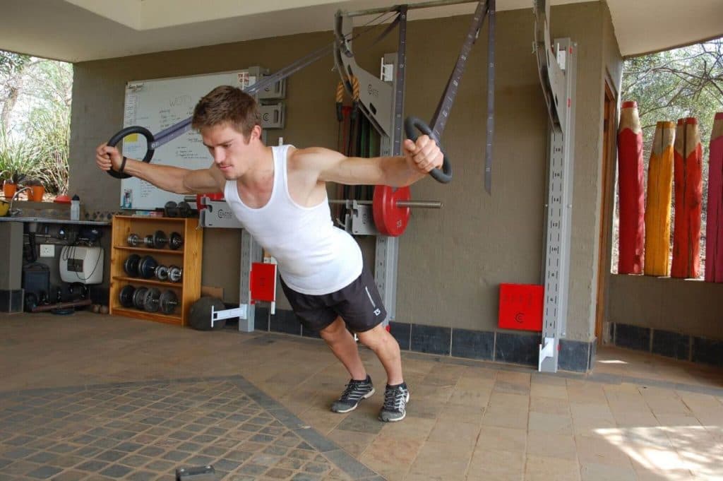 Home Gym in use