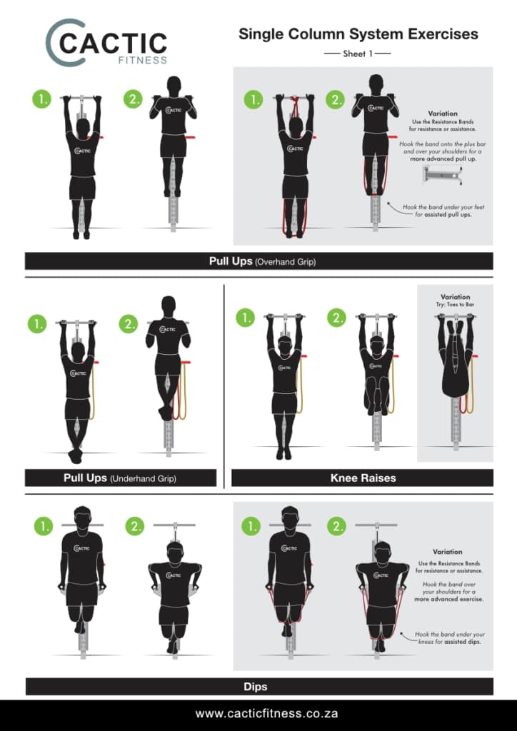 Cactic Fitness Single Column System Exercises 1