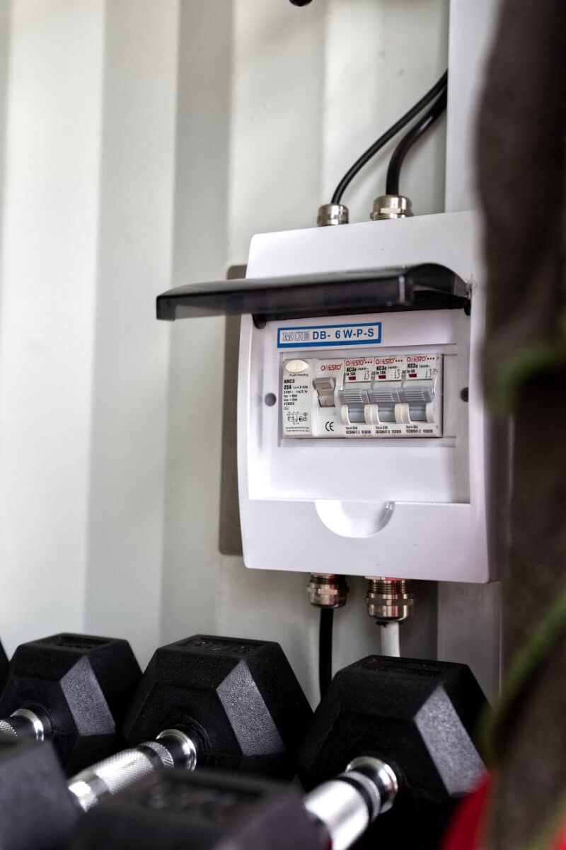 Container-Gym-Distribution-Board